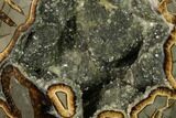 Polished, Crystal Filled Septarian Geode - Utah #149967-1